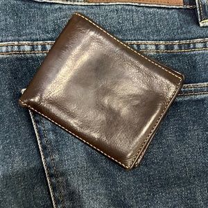 Worn Cole Haan Leather Wallet. Free with any other purchase